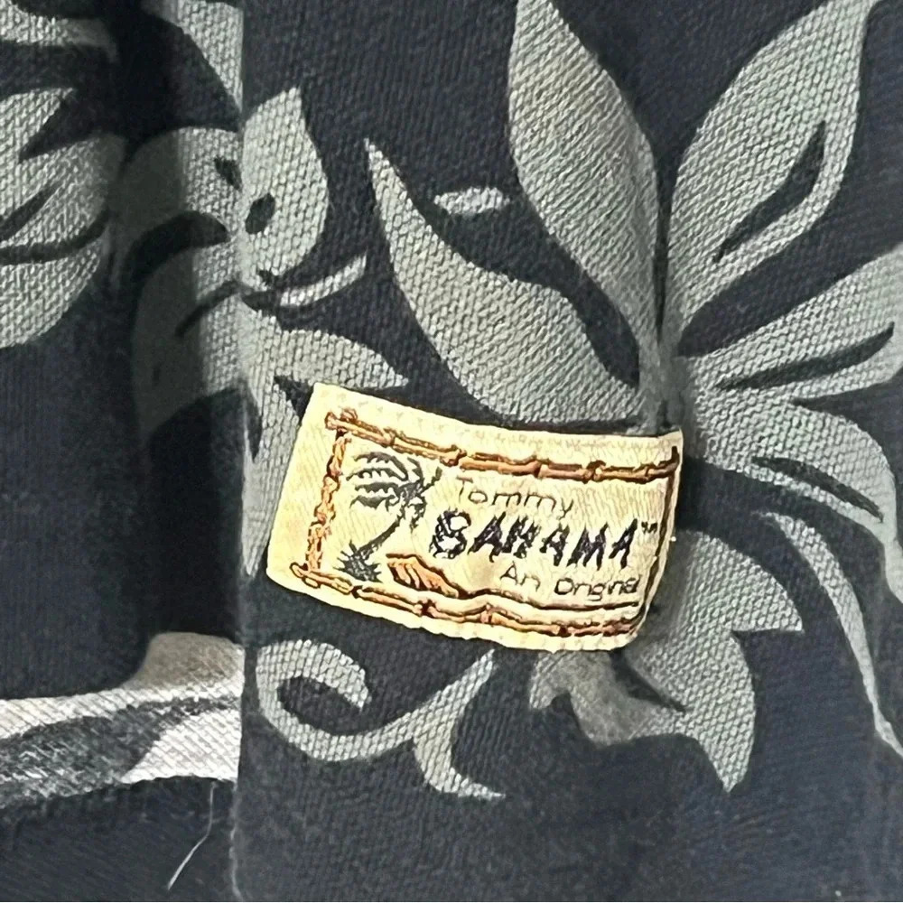 Tommy Bahama Vintage 90s Mens Original Polo Short Sleeve Shirt Floral Cruise - Picture 8 of 8